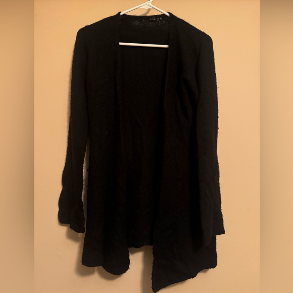 Black Votre Nom cashmere cardigan